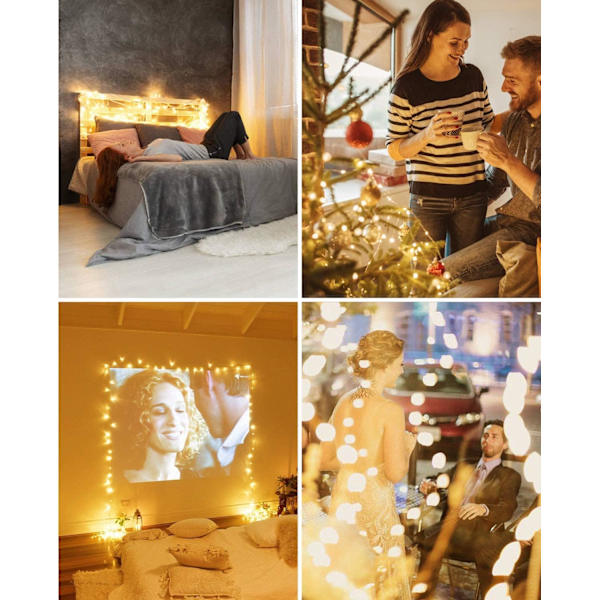 Sticks-in-Fairy Lights, 328ft/100M 800 LED-Strängljus Vattentäta