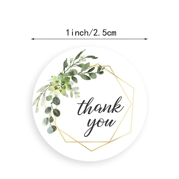 Tarrat Rullassa Kukka Kiitos Tarrat Scrapbooking Lahja Koristelu Kirjatarvikkeet Tarra Tiiviste Tarra Käsintehty Stickeryh18-300kpl