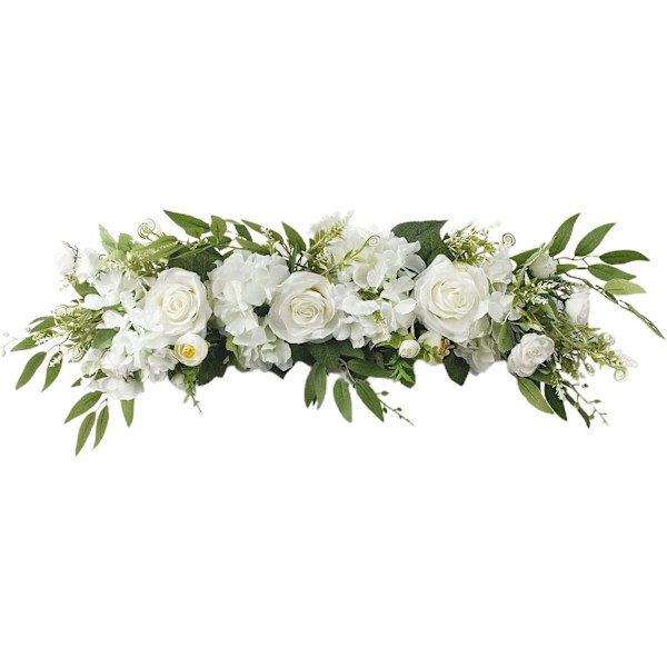 ##/65 cm bryllupsbue blomster, hvit##/