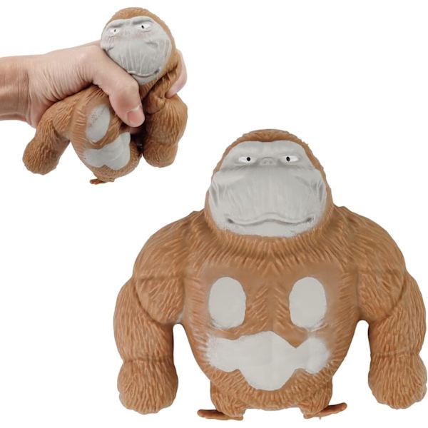 Anti-Stress Gorilla Actionfigur, Brun Anti-Ångest Gorilla Till