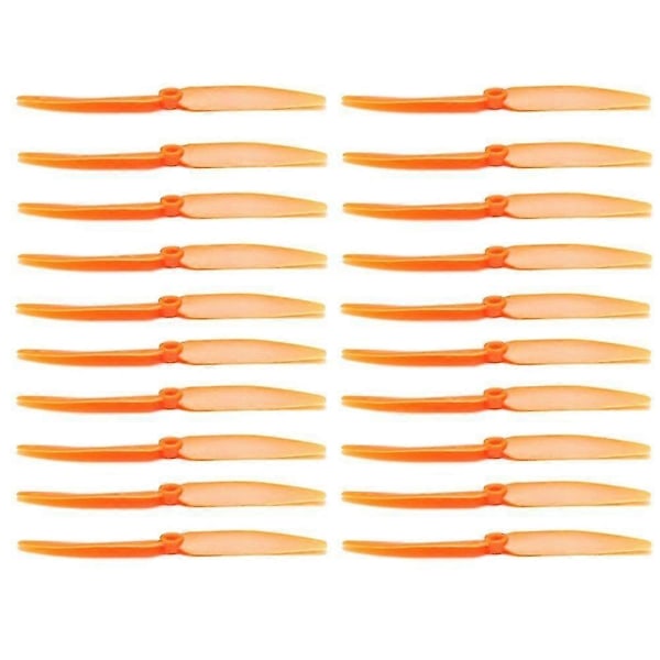 20 stk. Gemfan 5030 5X3 ABS Direct Drive Orange Propel Blad Til RC Flyvemaskine