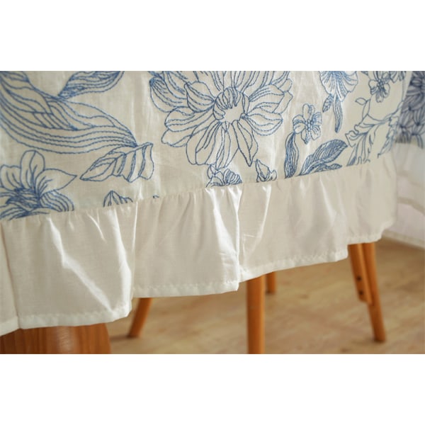 ##/Blå broderad vattentät duk, 140X220CM##/
