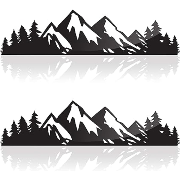 Outdoor Mountain Stickers, PNW Stickers, UV-skydd och Waterp