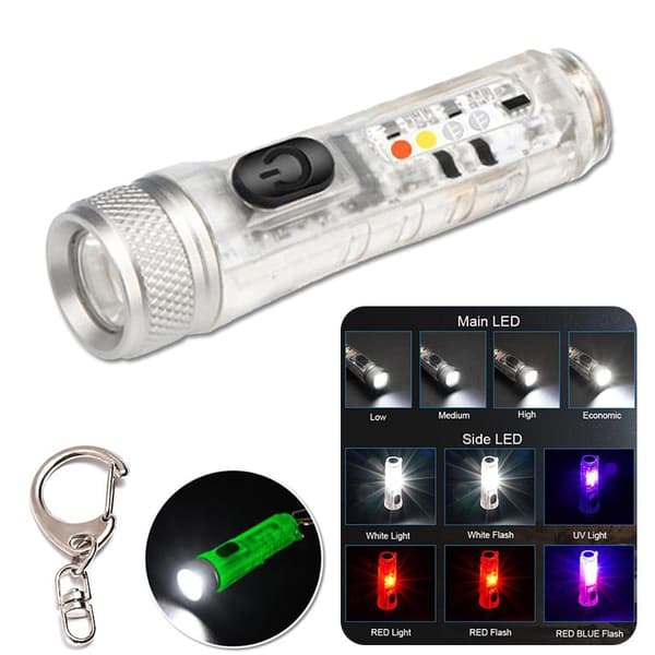 S11 USB Genopladelig Udendørs Lommelygte, Mini Kraftfuld Elektromagnet