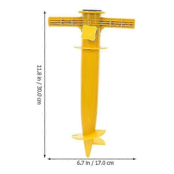 2 stk. plastik strandparasolholder, strandparaply, sandanker, paraplyspyd