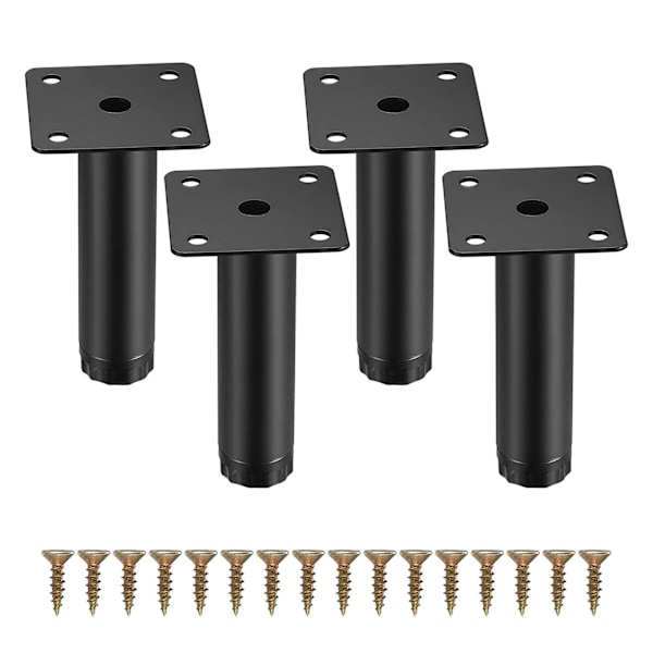 ##/Möbelfötter set om 4 justerbara soffafötter höjd: 100 mm##/