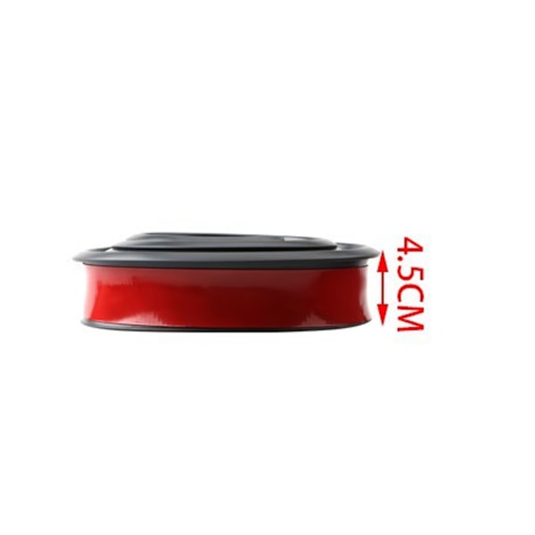 3,8 cm Plat Kolfiber Universal Bil Gummi Hjul Kolfiber
