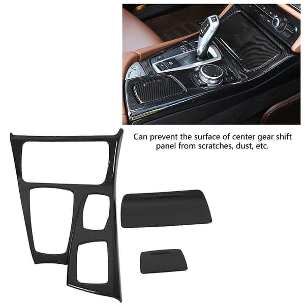 Bil Interiør Center Konsol Gearskifte Panel Cover Trim til BMW 5 Serie F10 2011-2016 (#3)