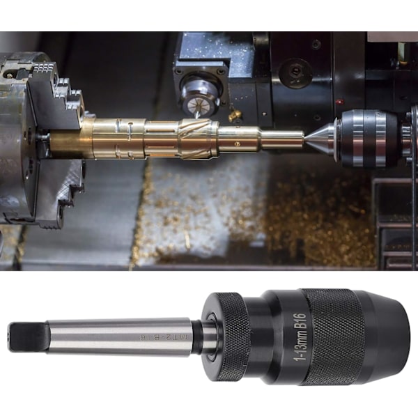 Nyckellös borrchuck, snabbkopplingsborrchuck MT2-B16 Morse-kona