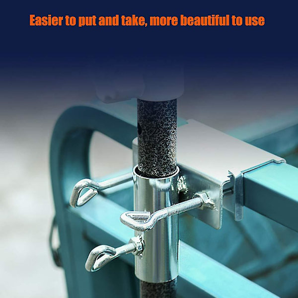 ##/Stabil Parasolholder Solskærm Stativ Balkon Balustrade##/