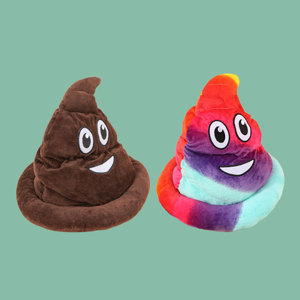 Shithead Mænds Hat, Brun, One Size, Smiley Face, Tilbehør, Them