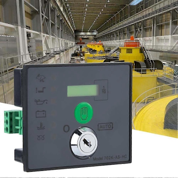 DSE702AS Elektronisk Manuell Start Generator Kontrollmodul Kontrollpanel LCD-skärm