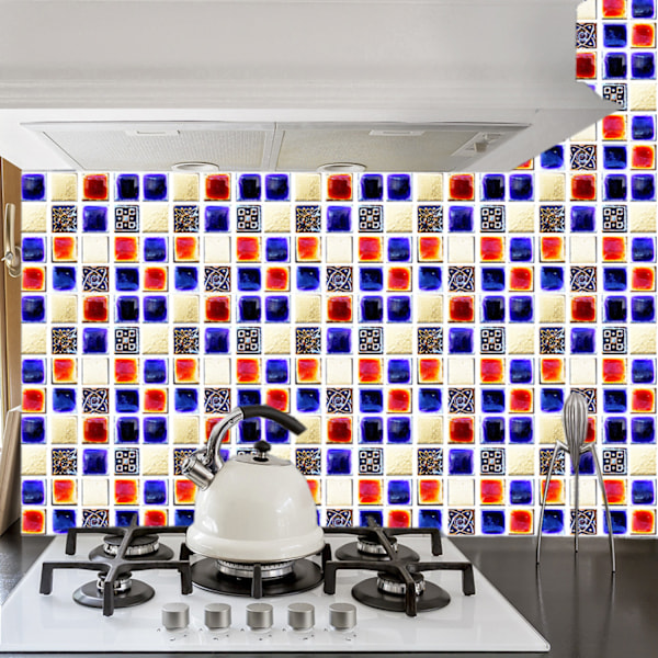 Kakeldekaler mosaik kakeldekaler i ett set om 10