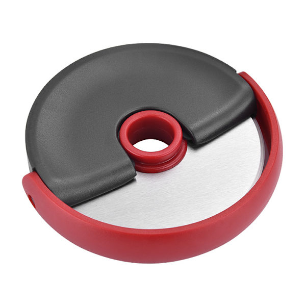 Disc Let-Let Pizza Cutter Slicer Hjul Kompakt, Rustfrit Stål