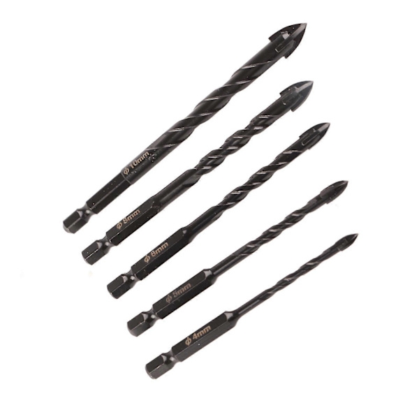 Borrsats Väg Striangulära Borr 4MM 5MM 6MM 8MM 10MM Heminredningstillbehör