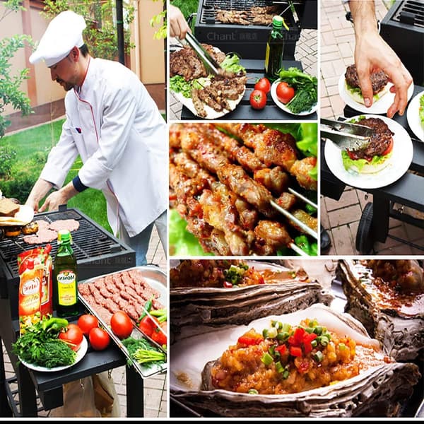 20 kpl BBQ-välineitä, Ruostumattomasta Teräksestä Valmistettu Grillaussetti BBQ-tarvikkeet