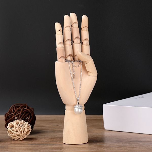 ##/Träkonstnärshand 1 Stycke Vänster Hand - Justerbar - för Konstnärlig Skissning Målningsklass Modellering Verktyg Smyckesvisning##/