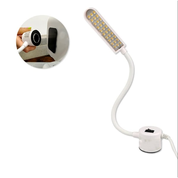30 LED-lampor 6500K 3W Kallt Ljus med Magnetisk Bas och Adh