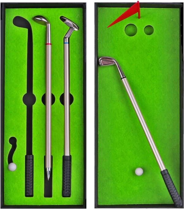 Golfpenn Gavepakke Kule Kontor Gadgets Skrivebordstilbehør for Menn
