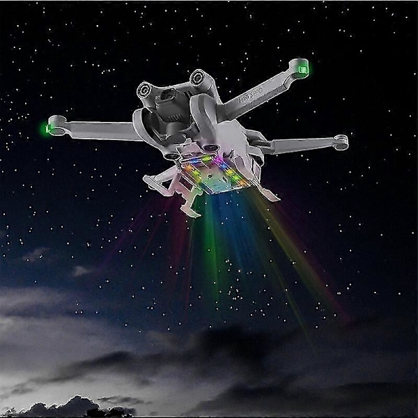 STARTRC LED Nattfly Høydejusterbart Sammenleggbart Landingsunderstell med Blinklys for DJI Mini 3 PRO