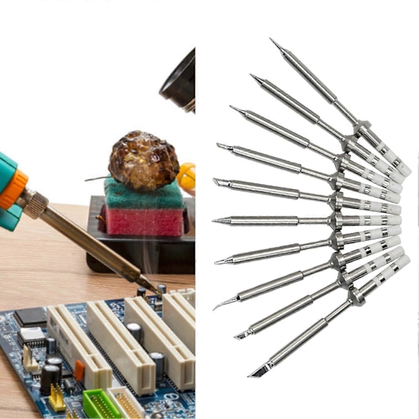 TS K/KU/BC2/C4/D24/B2/I/ILS/C1/JL02 Loddeboltspiss Intern Oppvarming Rask Oppvarming Kobber Blyfri Erstatningsloddespiss for Elektronisk Produksjon 10