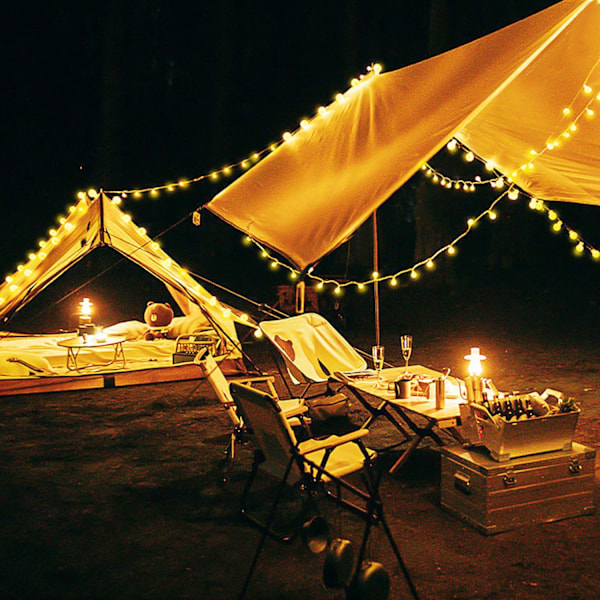 ##/Solcellsstränglampor för utomhus, 50 LED 7 meter Kristallkula med 8 lägen##/