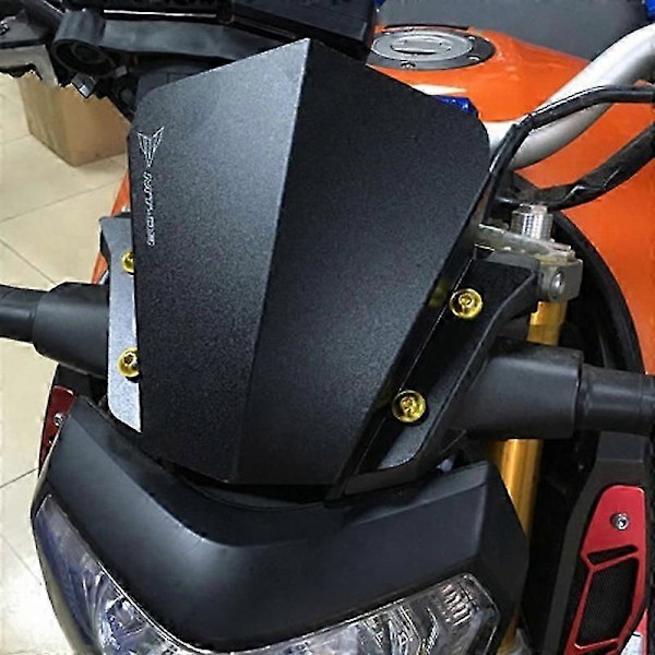 Til Yamaha MT-09 FZ-09 motorcykel modificeret lille forrude aluminiumslegering forrude trimdæksel