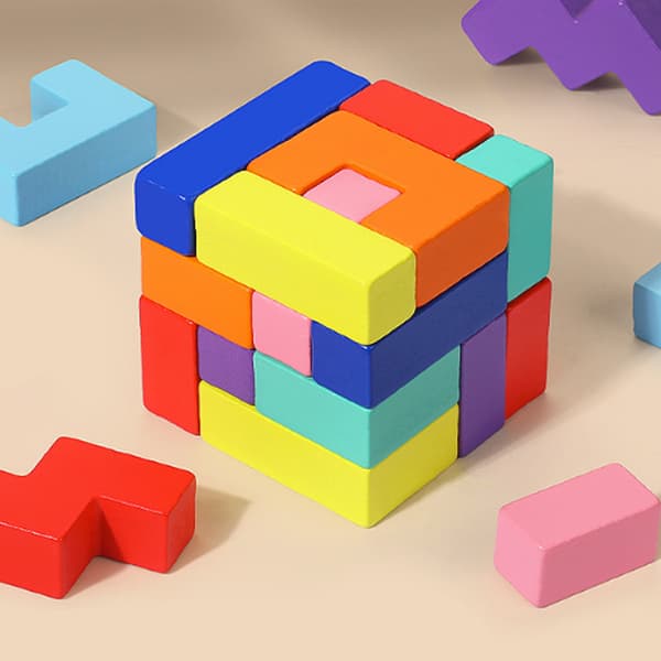 Tetris byggeklodser, pædagogisk konstruktionslegetøj