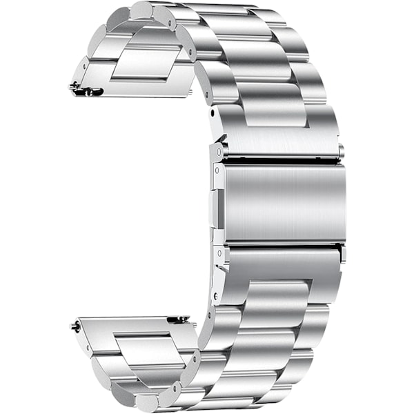 22mm Metallarmband till Klocka - Svart Snabbkoppling Ersättningsarmband