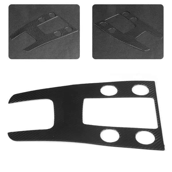 Kulfiber Central Konsol Gearskifte Panel Trim Cover Tilbehør Passer til V60/S60 2010-2017 Venstre Hånds Drev