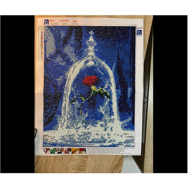 Full 5d Diamantmålning, Diamantbroderi Full Kit Korsstygn