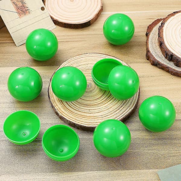 25 stk. lotterikuler, tombola-kuler, spill, runde kuler, hule kuler i plast, rekvisitter
