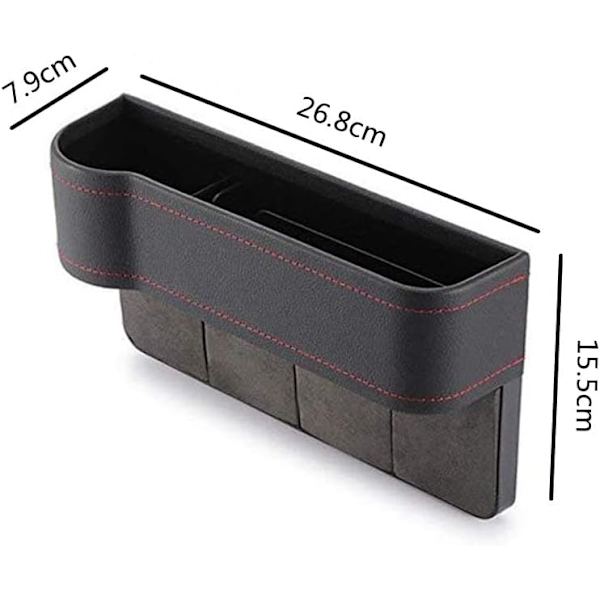 ##/Pakke Bilstol Gap Side Oppbevaringsboks, Bilstol Plass Organizer, Lef##/