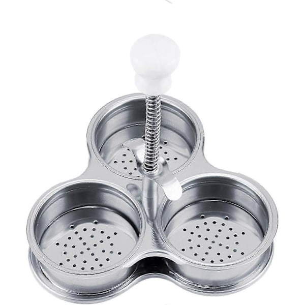 Romantisk Gave Egg Poachers Cooker, Eggkoker, Eggkoker, Egg Stencil Nonstick Stål Eggkoker for