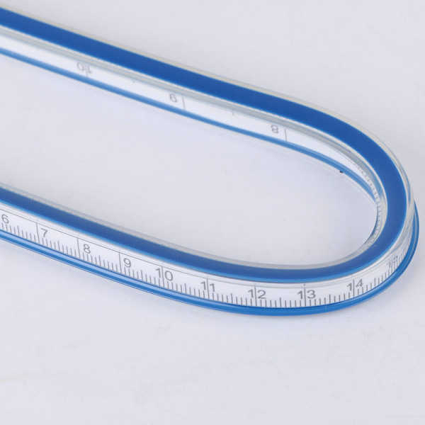 30 cm - Pehmeä vinyylimuovimitta - Kaareva mitta - Ompele ja piirrä