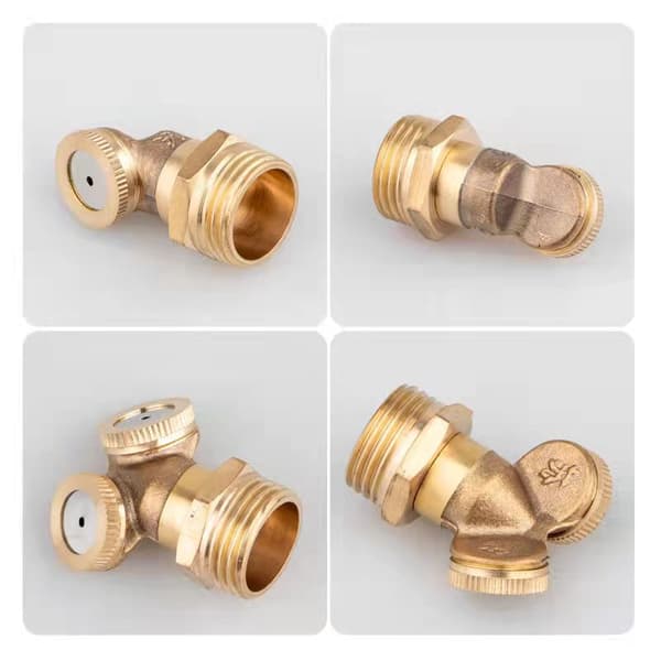 ##/4-pack Mässingsspraymunstycke Dimmunstycke Trädgårdssprinkler Vattenledning Koppling för Trädgårdsskötsel och Jordbruk##/