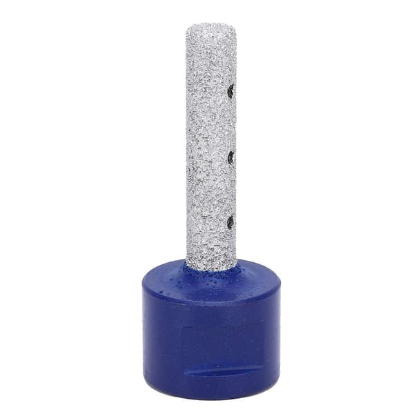 Diamant tørrbor, gjengefreser, rett skaft, loddet blenderåpning, poleringsbrotsj, bor 10 mm