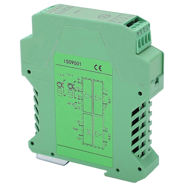 DC Signal Isolator Spænding Strøm Conditioner 1 Input 2 Output Strømforsyning Distributor