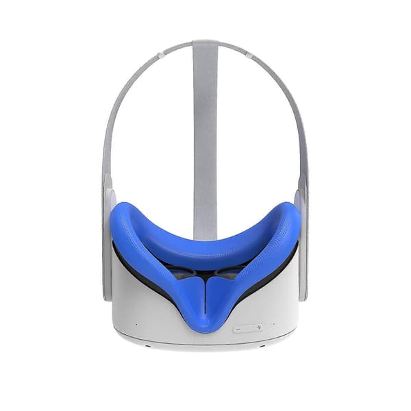 Silikon VR-beskytter for Oculus Quest 2 VR-headset, høystyrke deksel Blue
