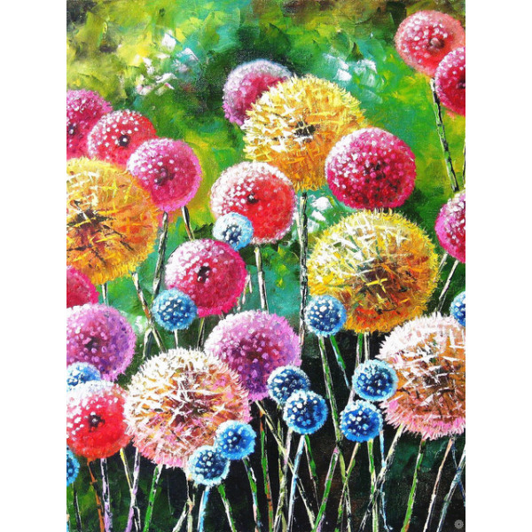 30x40cm 5D DIY Diamond Painting Full, Sarja Pissenlit#K, DIY Diamon