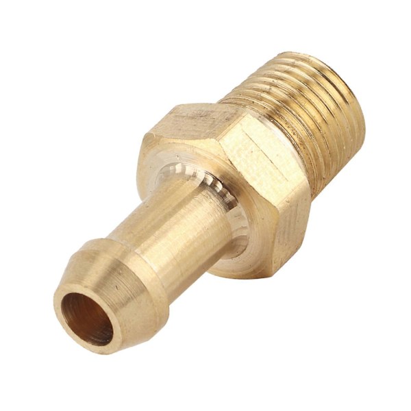 Turbolader Kompressorhus Messing Boost Nippel Slangefitting 1/8in 27 NPT Guld