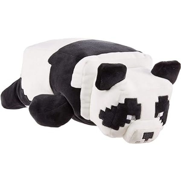 Minecraft Panda Figur 28cm, Myk Plussjedokke, Samleobjektgave