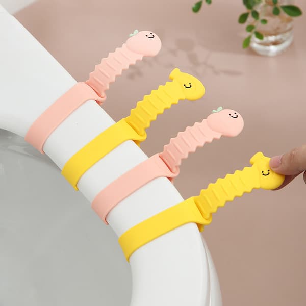 ##/2 stycken kreativa frukttoalettlyftare (banan+persika), hållbar lock##/