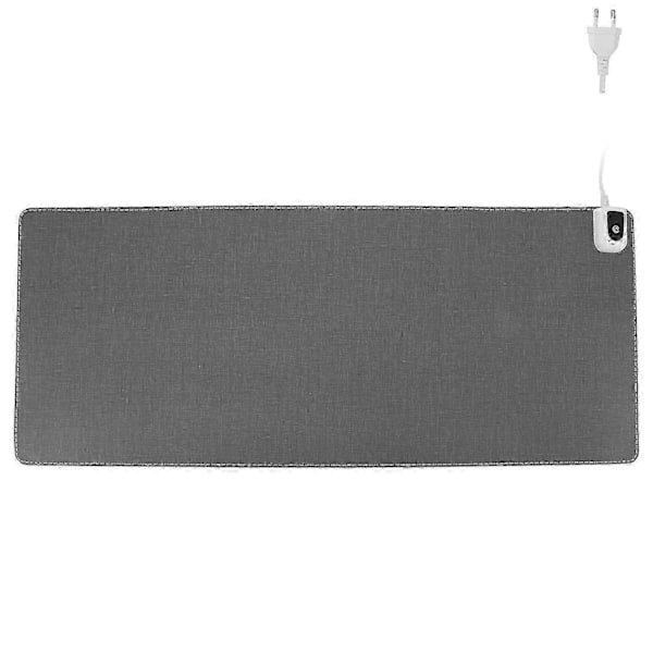 Varmt Skrivbordsunderlägg Bordsmatta Elektrisk Värme Musmatta för Sovsal Hemmakontor 100240V Digital Display 80x33cm EU-kontakt
