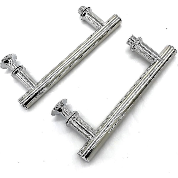2 stk 145 mm (14,5 cm) Krom ABS Dusjdørhåndtak, Hull til Hull