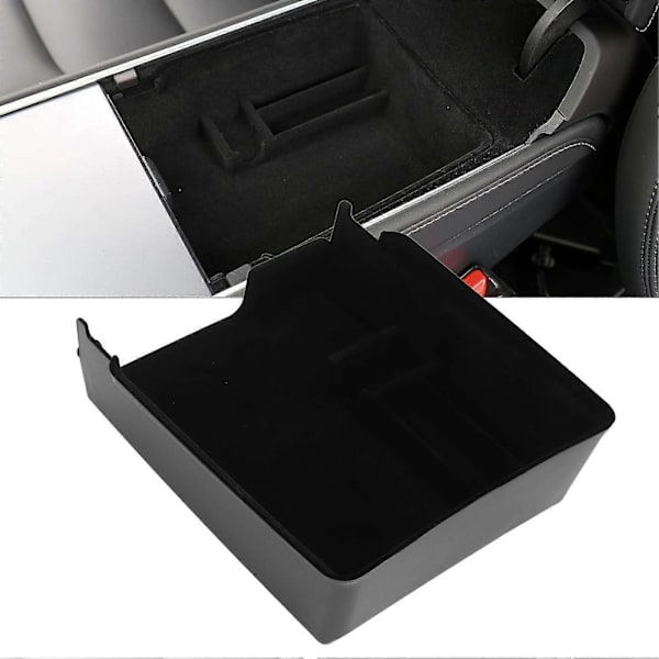 3 stk. Armlene Oppbevaringsboks Organizer Stilig Vanntett Robust Midtkonsoll Organizer Brett Erstatning for Tesla Model 3