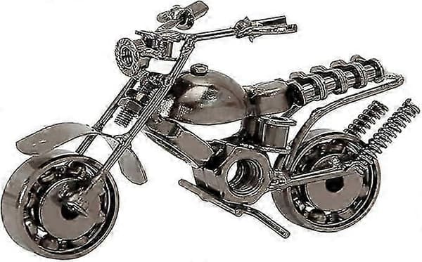Motorcykelmodel, Jernmotorcykelmodel, Retro Kreativ Jernmotorcykelmodel, Klassisk Mode Motor