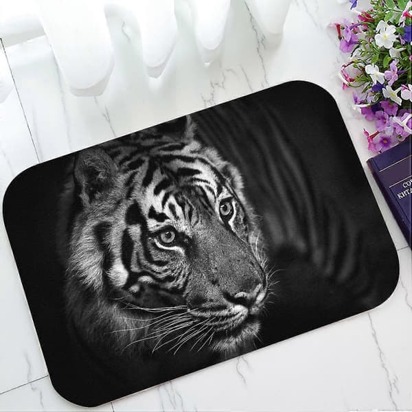 Bengal Tiger Dyreliv Dørmatte Innendørs/Utendørs/Baderomsmatte 40x60 cm