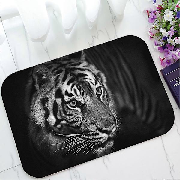 Bengal Tiger Vildt Dørmåtte Indendørs/Udendørs/Badeværelses Tæpper 40x60 Cm