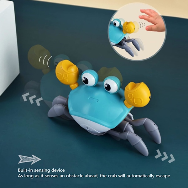 ##/Elektrisk automatisk induksjonskrabbe leketøy, julegave##/